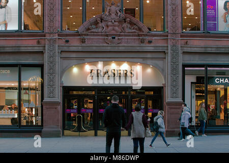 House of Fraser (oder Frasers), Buchanan Street, Glasgow, Schottland Stockfoto