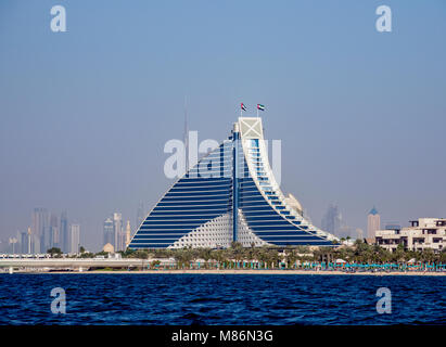 Jumeirah Beach Hotel, Dubai, Vereinigte Arabische Emirate Stockfoto