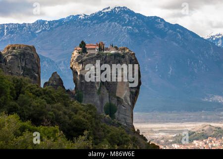 Kloster der Heiligen Dreifaltigkeit, Meteora, Thessalien, Griechenland Stockfoto