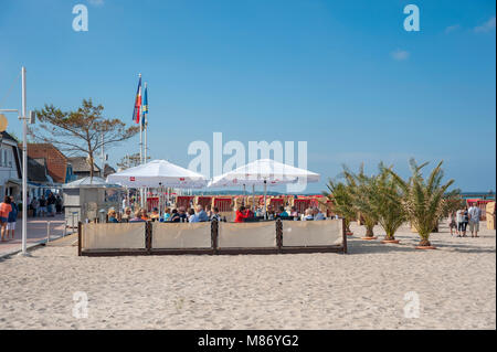 Meer Cafe, Dahme, Ostsee, Schleswig-Holstein, Deutschland, Europa Stockfoto