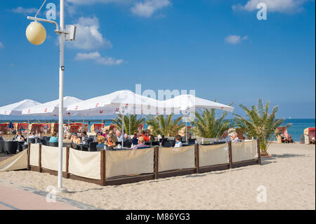 Meer Cafe, Dahme, Ostsee, Schleswig-Holstein, Deutschland, Europa Stockfoto