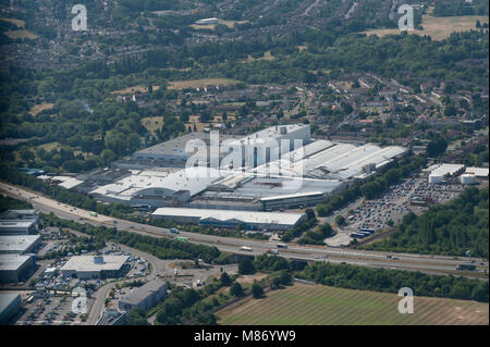 Ford Transit Montagewerk, Swaythling, Southampton Stockfoto