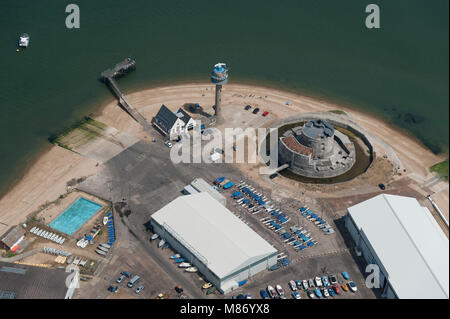 Calshot Spit Southampton Stockfoto