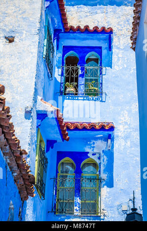 Chefchaouen alte Medina, Marokko, Afrika Stockfoto