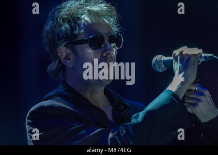 Echo & Bunnymen Spielen auf der Hauptbühne am siegreichen Festival 2016, Fareham, Hampshire Stockfoto