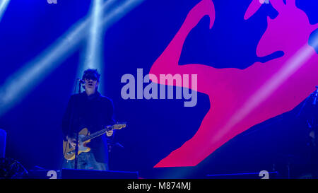 Echo & Bunnymen Spielen auf der Hauptbühne am siegreichen Festival 2016, Fareham, Hampshire Stockfoto