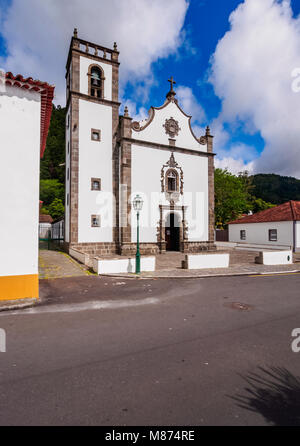 Kirche von Santa Ana, Furnas, Sao Miguel, Azoren, Portugal Stockfoto