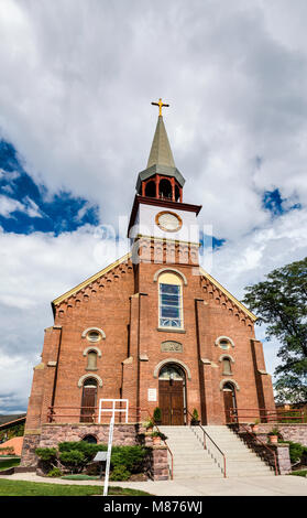 Hl. Franz Xaver Kirche in Missoula, Montana, USA Stockfoto