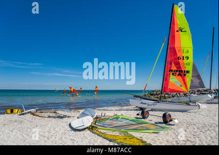 Strand, Groemitz blieben, Ostsee, Schleswig-Holstein, Deutschland, Europa Stockfoto