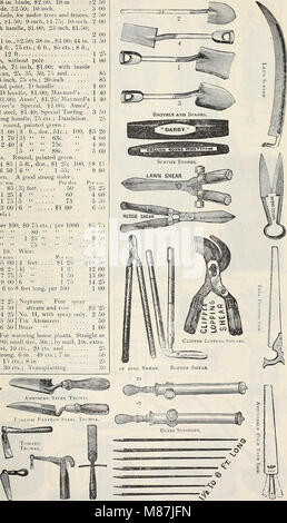 Dreers 72. Jährliches Gartenbuch aus dem Jahr 1910 bietet Gartenberatung, Pflanzenempfehlungen und detaillierte Anweisungen zum Anbau von Blumen, Gemüse und Zierpflanzen. Stockfoto