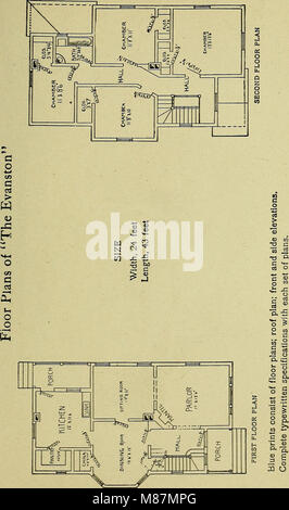 Einfache Schritte in der Architektur und im architektonischen Zeichnung (1915) (14763938372) Stockfoto