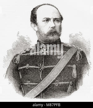 Prinz Friedrich Carl Nicolaus von Preußen, 1828 - 1885. Von Station und Lock's illustrierte Geschichte der Welt, veröffentlicht C 1882. Stockfoto