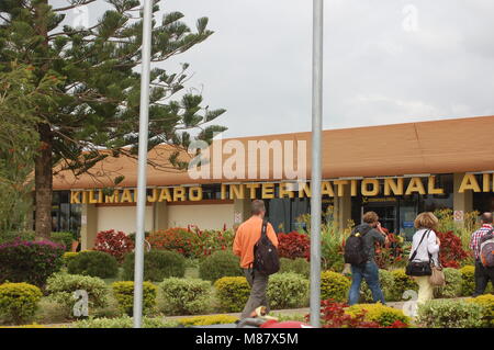 Kilimanjaro International Airport, Moshi Stockfoto