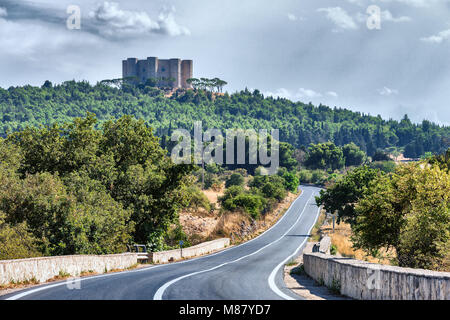 Castel del Monte in Unteritalien Stockfoto