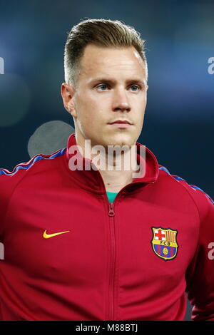 Barcelona, Spanien. 14 Mär, 2018. () Fußball: UEFA Champions League Runde 16 2. bein Übereinstimmung zwischen 3-0 FC Chelsea FC Barcelona im Camp Nou Stadion in Barcelona, Spanien. Credit: mutsu Kawamori/LBA/Alamy leben Nachrichten Stockfoto