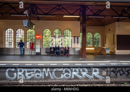 Schlesisches Tor ist ein Berliner U-Bahn Station der Linie U1, Kreuzberg, Berlin, Deutschland Stockfoto