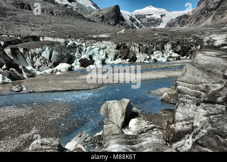 Großglockner und Nationalpark Hohe Tauern Stockfoto