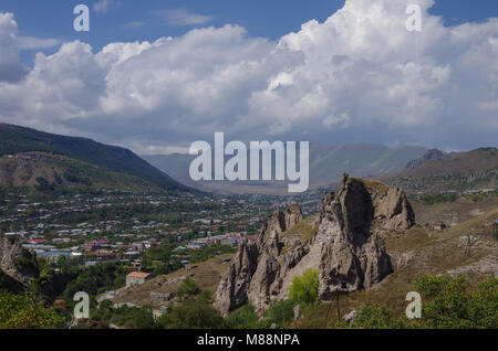 Mittelalterliche Goris Höhlenwohnungen, Provinz Kotayk, Armenien Stockfoto