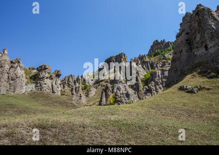 Mittelalterliche Goris Höhlenwohnungen, Provinz Kotayk, Armenien Stockfoto