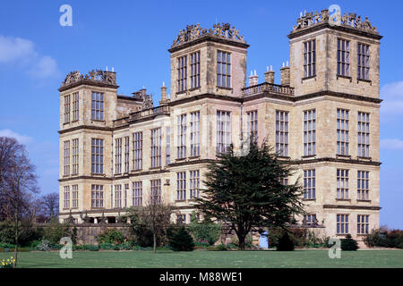 Hardwick Hall in der Nähe von Chesterfield, Derbyshire, England, UK. Stockfoto