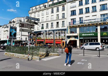 Place Pigalle - Montmartre, Paris, Frankreich Stockfoto