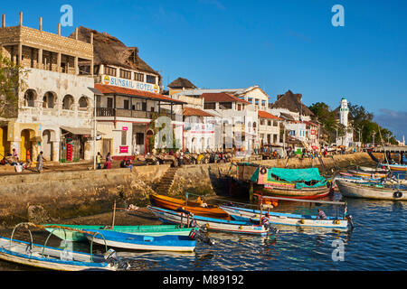 Kenia, Lamu Island, Lamu Stadt, Unesco Weltkulturerbe Stockfoto