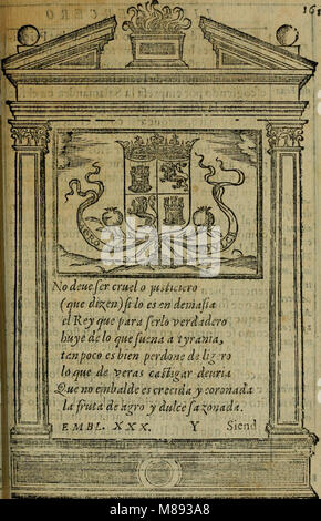 Emblemas Morales de don Ivan de Horozco y Couarruuias.. (1589) (14748735681) Stockfoto