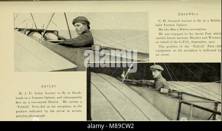 Berühmte Flieger und ihre Ausrüstung (elektronische Ressource) - einige Hinweise zur Ersten Hilfe in Notfällen (1912) (14782166132) Stockfoto