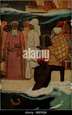 Fritz Erlers Fresko aus dem Jahr 1913 im Tagungsraum der Münchener Rückversicherungsgesellschaft ist ein herausragendes Kunstwerk, das komplexe Darstellungen historischer und allegorischer Themen in einem großformatigen Wandgemälde zeigt. Stockfoto