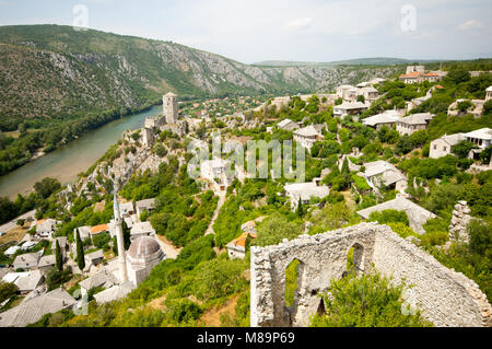 Altstadt Pocitelj, Bosnien und Herzegowina Stockfoto