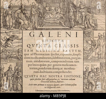 Galeni omnia quae extant Oper-in-Latinum sermonem conuersa (1565) (14596724557) Stockfoto