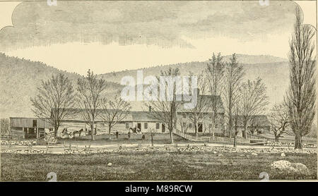 Dieses Verzeichnis für 1881-82 bietet einen detaillierten Bericht über Rutland County, Vermont. Es enthält historische Daten, Geschäftslisten und Beschreibungen von Städten, die Einblicke in die lokale Wirtschaft und Gesellschaft während des späten 19. Jahrhunderts geben. Stockfoto