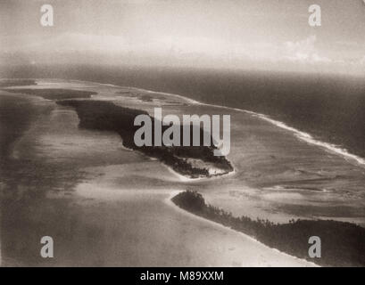 1940 East Africa - Addu Atoll in der Moldivian Archipeligo, Indischen Ozean Stockfoto