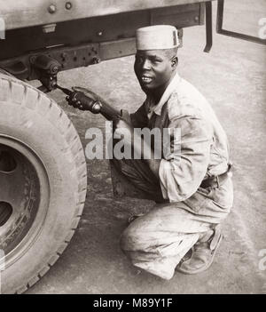 1940 East Africa - Armee Treiber Stockfoto