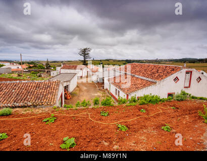 Traditionelle Architektur, Santa Maria Island, Azoren, Portugal Stockfoto