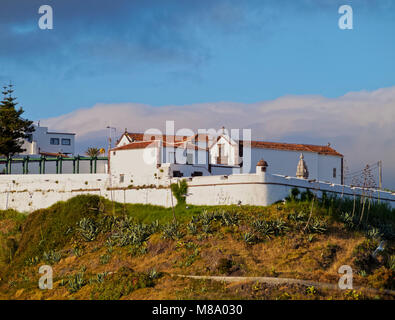 Fort von Sao Bras, Vila do Porto, Santa Maria Island, Azoren, Portugal Stockfoto