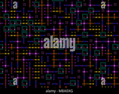 Zusammenfassung Hintergrund computer Kommunikation, Technik Technik Design dekorative Stockfoto