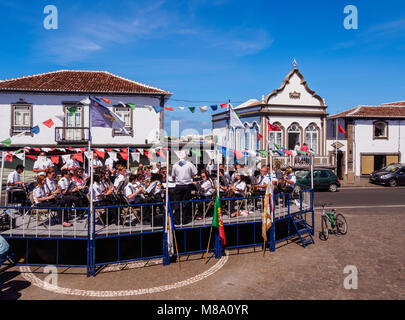 Heiligen Geist Festlichkeiten, Lajes, auf der Insel Terceira, Azoren, Portugal Stockfoto