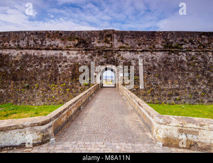 Festung von São Sebastião, Angra do Heroismo, auf der Insel Terceira, Azoren, Portugal Stockfoto