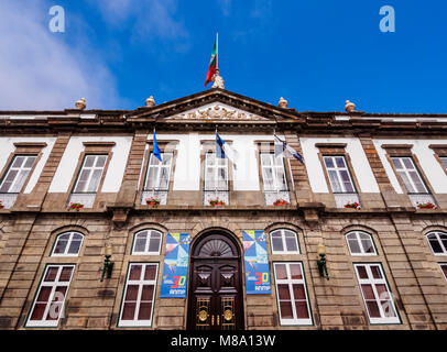 Rathaus, Angra do Heroismo, auf der Insel Terceira, Azoren, Portugal Stockfoto