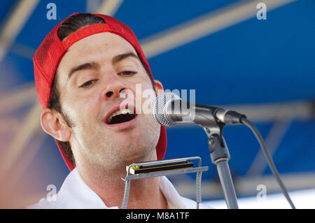 G.Love & Special Sauce am westlichen Strand Musik Festival am September 19, 2009 in Santa Barbara. Stockfoto