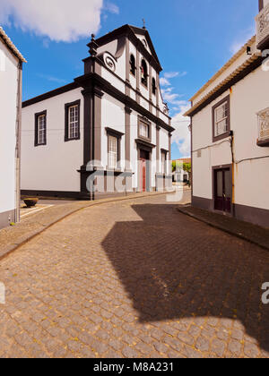 Sao Mateus Kirche in Praia, Graciosa, Azoren, Portugal Stockfoto