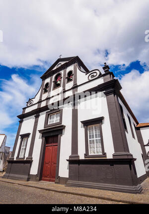 Sao Mateus Kirche in Praia, Graciosa, Azoren, Portugal Stockfoto