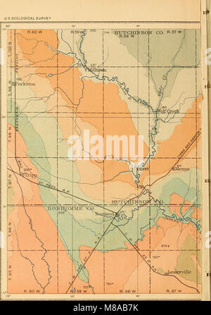 Geologie und Wasserwirtschaft ein Teil der südöstlichen South Dakota (1900) (14584023338) Stockfoto