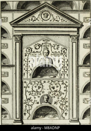 Gli Antichi sepolcri, ovvero, Mausolei trovati in Roma romani Etruschi ed Ed in altri Luoghi celebri - nelli Quali si contengono molte gelehrten Memorie (1767) (14781529151) Stockfoto