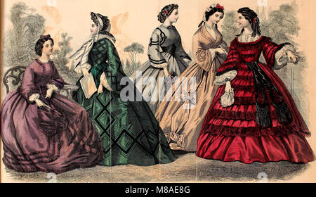 Godey's Lady's Book (1840) (14583261198) Stockfoto