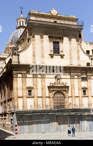 Piazza Pretoria auch als Platz der Schande bekannt. Palermo, Sizilien. Italien Stockfoto