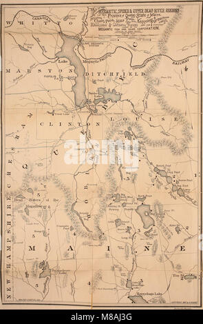 Reiseführer zu den Megantic, Spinne, und oberen Toten Fluss Regionen der Provinz Quebec und Zustand von Maine (1887) (14596713057) Stockfoto