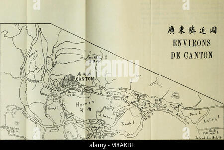 Géographie de l'Empire de Chine-Cours inférieur-Fa wen Chung-kuo Kun yü lüeh Chih (1905) (14594854928) Stockfoto