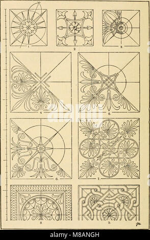 Handbuch der Ornament; eine Grammatik der modernen, industriellen und architektonischen Gestaltung in allen Branchen, für praktische sowie theoretische Nutzen (1900) (14597711510) Stockfoto